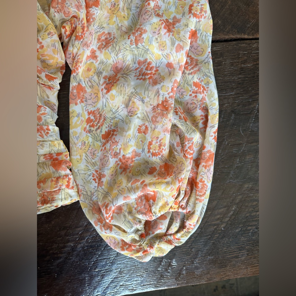 Free People Floral Mabel Blouse - Picture 5 of 9